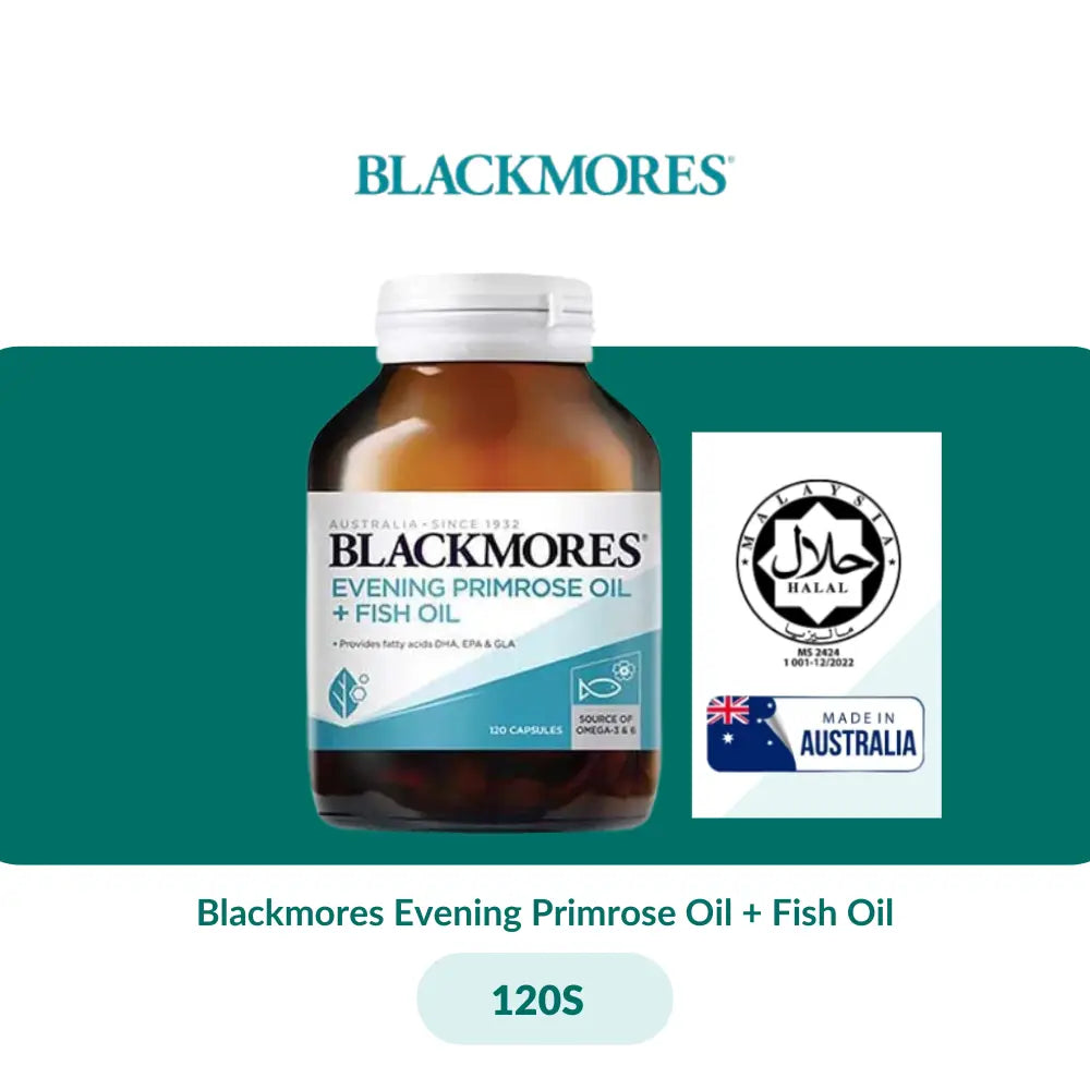 Blackmores Evening Primrose Oil + Fish Oil (30s/120s) - 120S - Supplements
