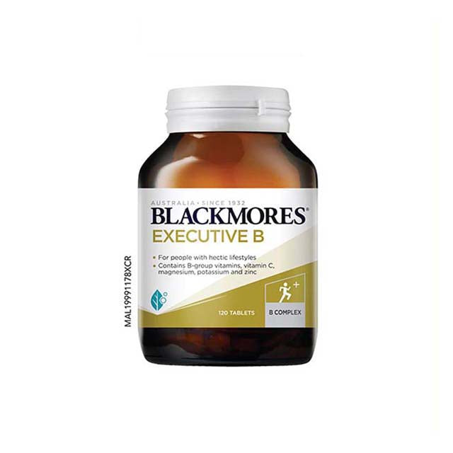 Blackmores Executive B complex 120 tablets for people with hectic lifestyles, containing essential nutrients