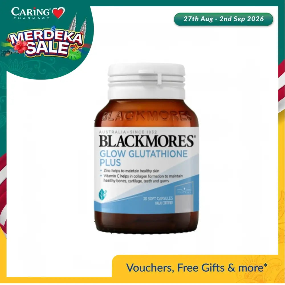 BLACKMORES GLOW GLUTATHIONE PLUS 250MG 30S
