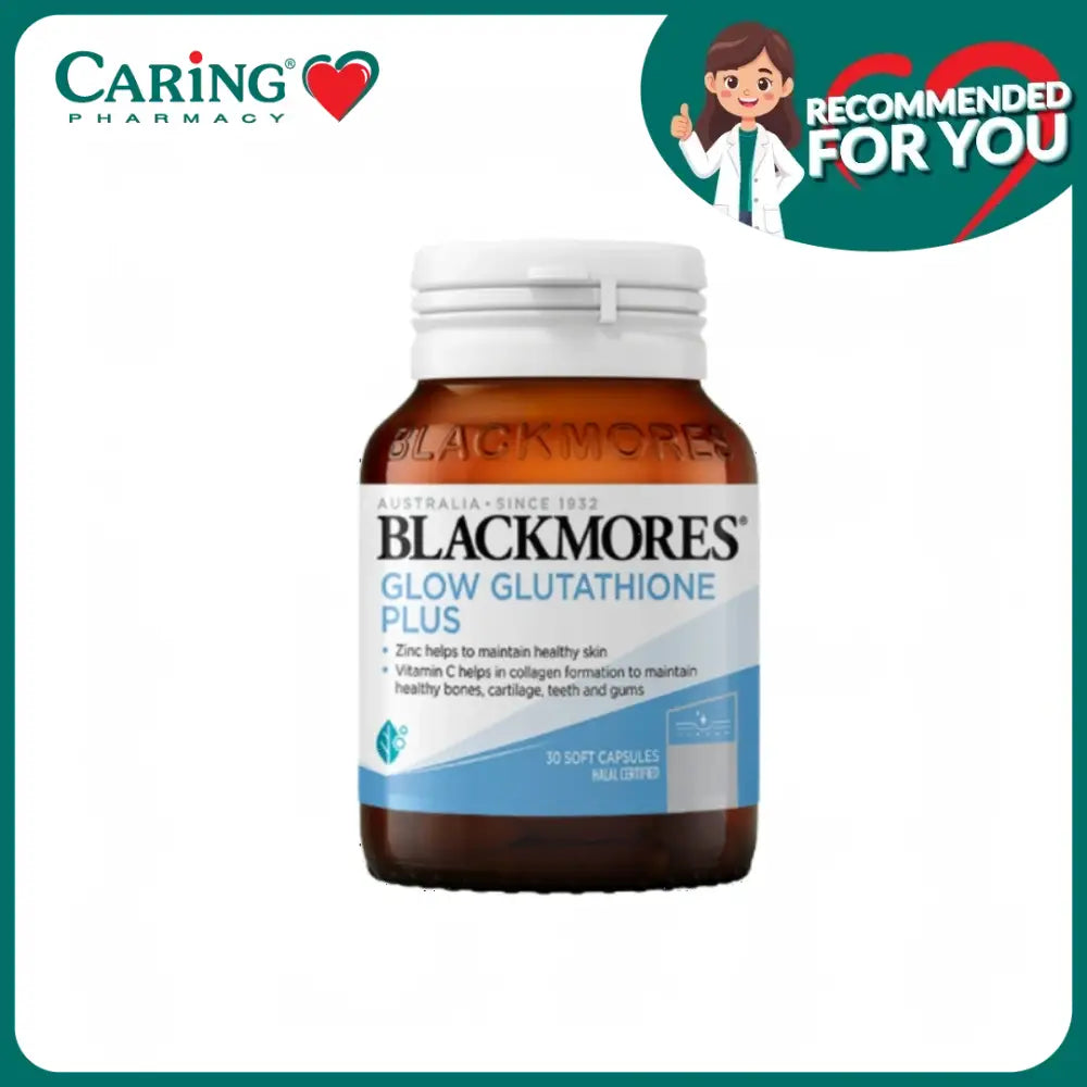 BLACKMORES GLOW GLUTATHIONE PLUS 250MG 30S