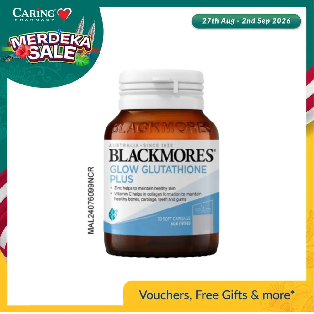 BLACKMORES GLOW GLUTATHIONE PLUS 250MG 30S