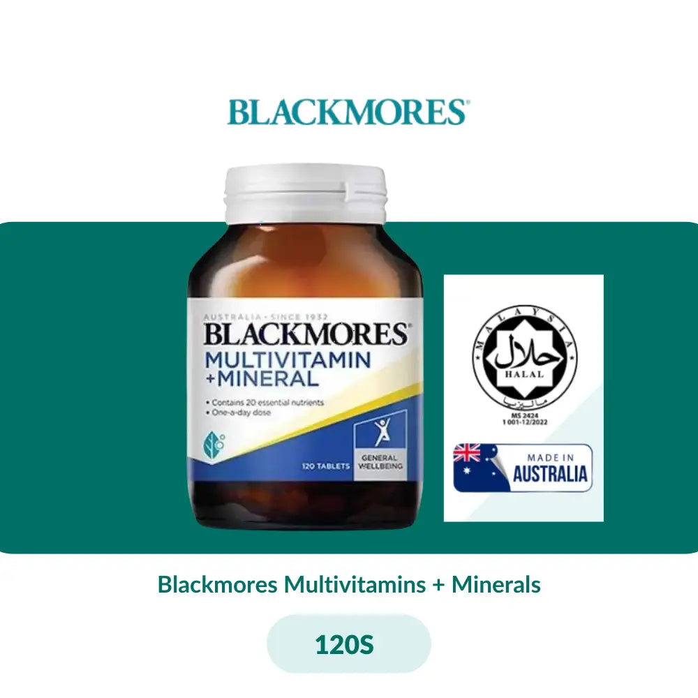 Blackmores Multivitamins + Minerals (30s/60s/120s) - 120S