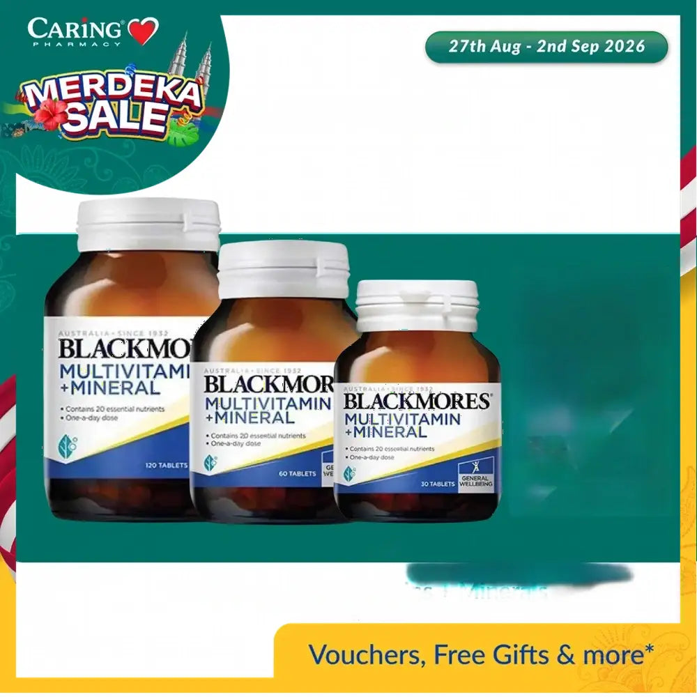 Blackmores Multivitamins + Minerals (30s/60s/120s)
