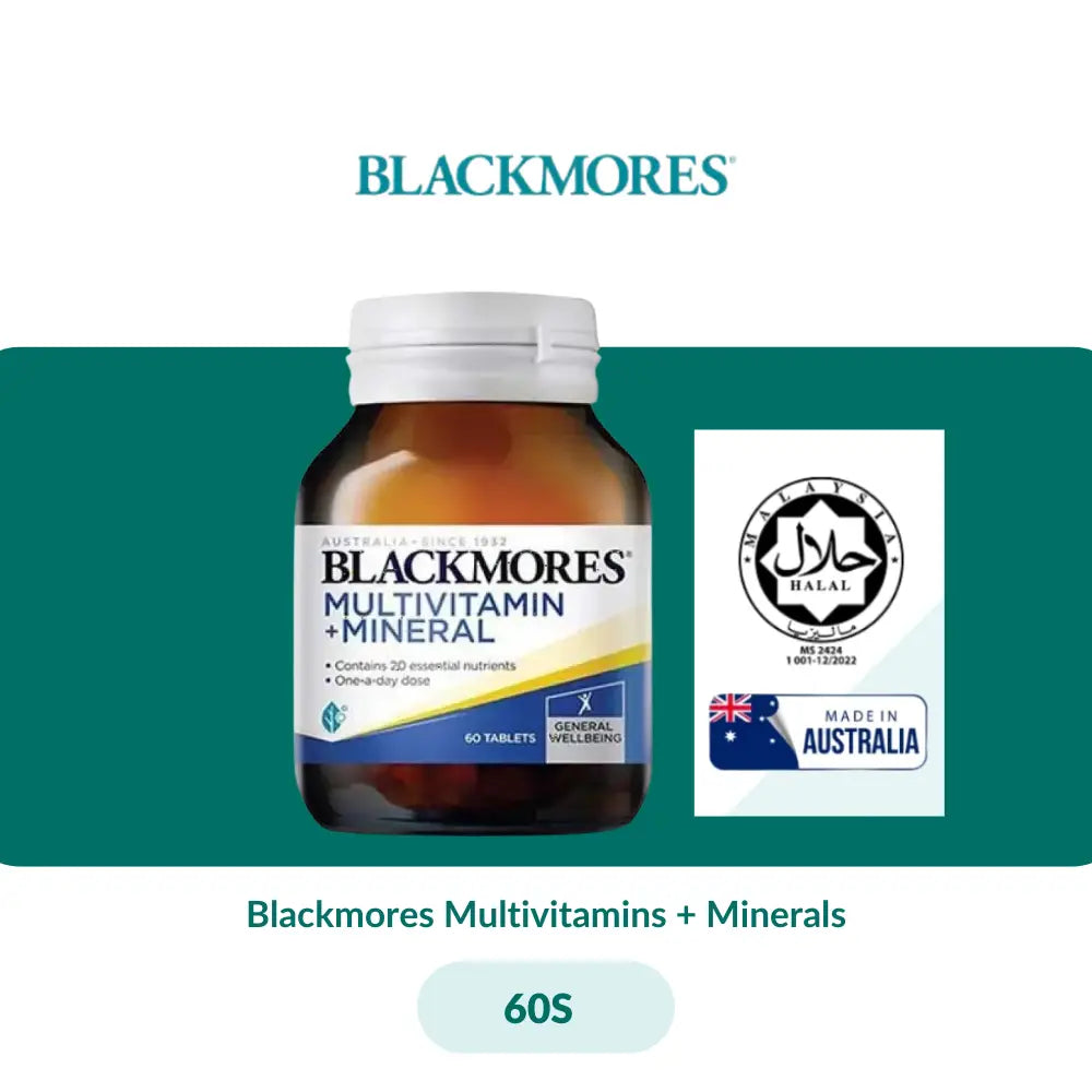 Blackmores Multivitamins + Minerals (30s/60s/120s) - 60S