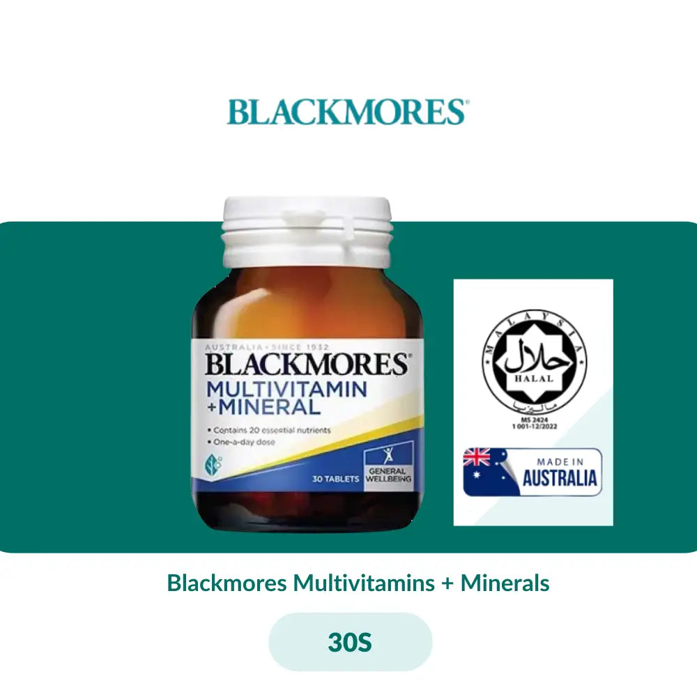 Blackmores Multivitamins + Minerals (30s/60s/120s) - 30S