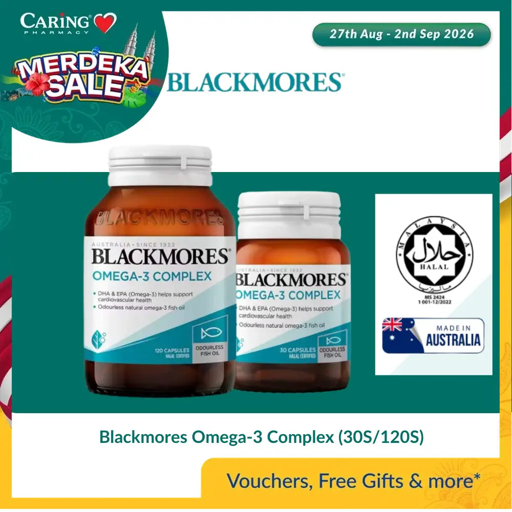 Blackmores Omega-3 Complex (30s/120s)