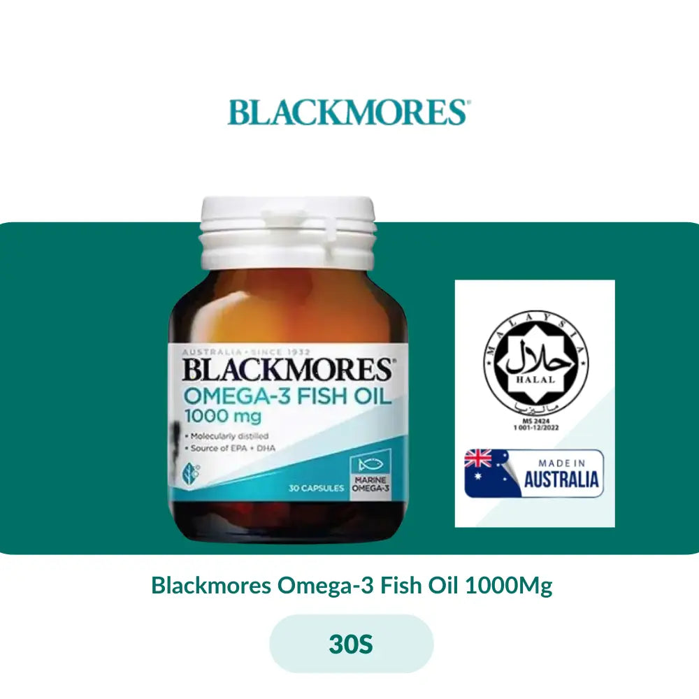 Blackmores Omega-3 Fish Oil 1000Mg (30s/120s) - 30S