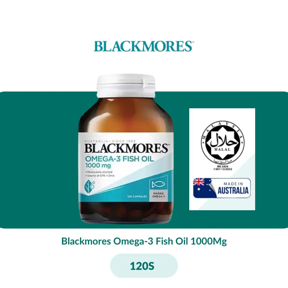 Blackmores Omega-3 Fish Oil 1000Mg (30s/120s) - 120S