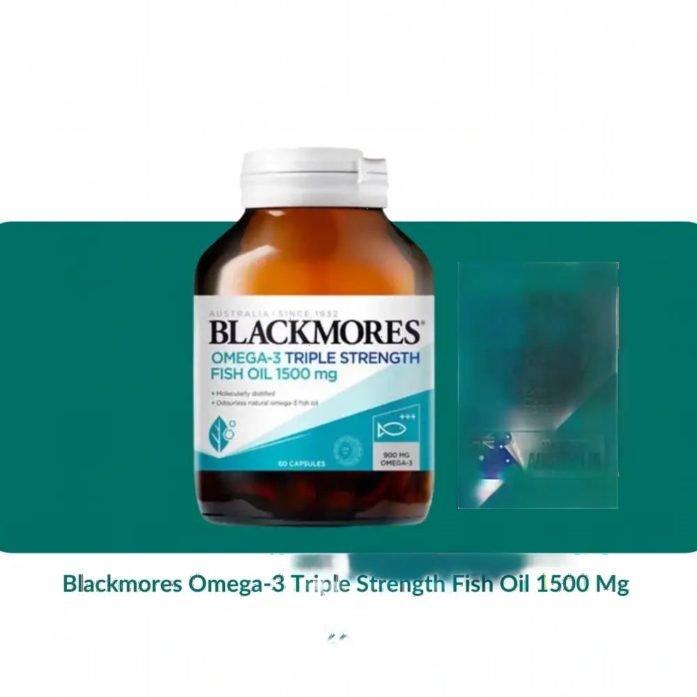 Blackmores Omega-3 Triple Strength Fish Oil 1500 Mg (30s/60s) - 60s - Supplements
