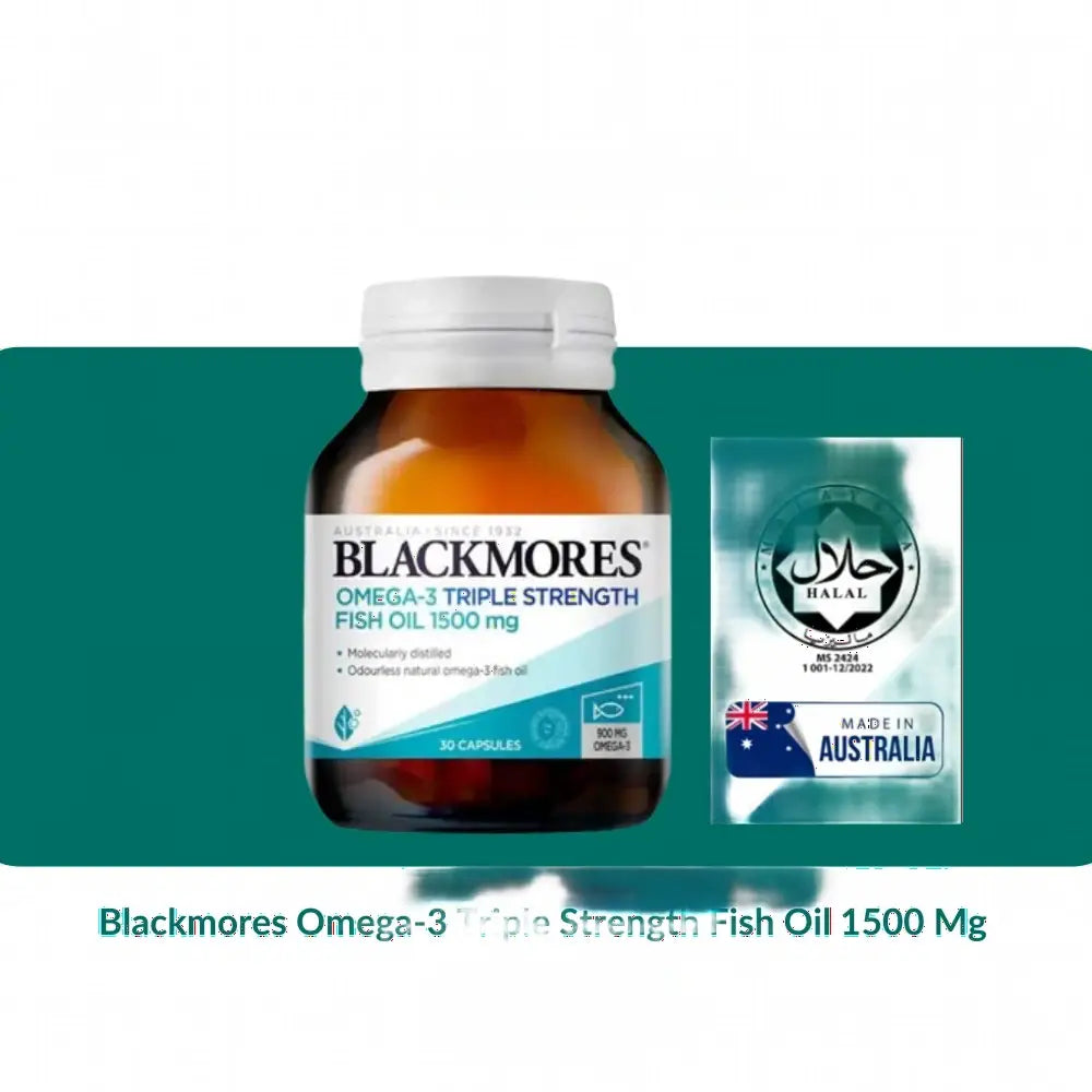Blackmores Omega-3 Triple Strength Fish Oil 1500 Mg (30s/60s) - 30s - Supplements