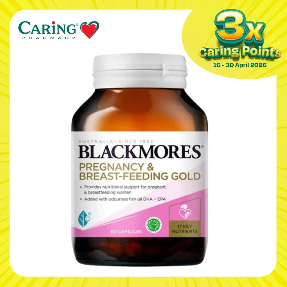 Blackmores Pregnancy and Breast-Feeding Gold Capsules for nutritional support during pregnancy and breastfeeding