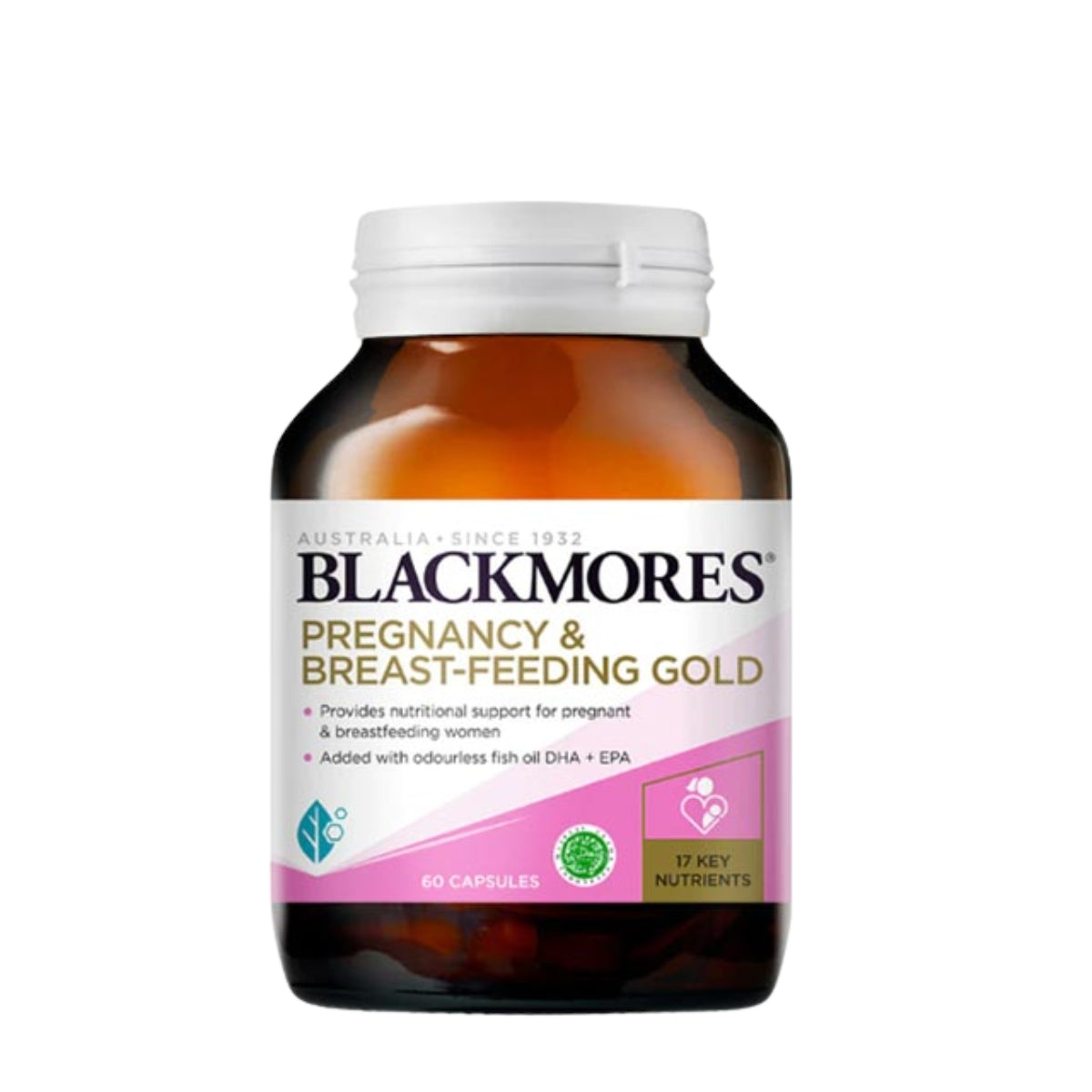 Blackmores Pregnancy and Breast-Feeding Gold Capsules for nutritional support during pregnancy and breastfeeding