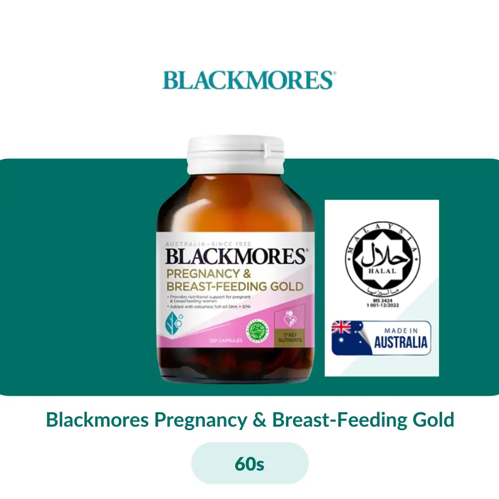 Blackmores Pregnancy & Breast-Feeding Gold (60s/120s) - 60S