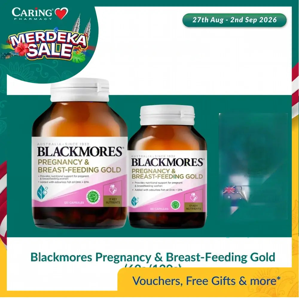 Blackmores Pregnancy & Breast-Feeding Gold (60s/120s)