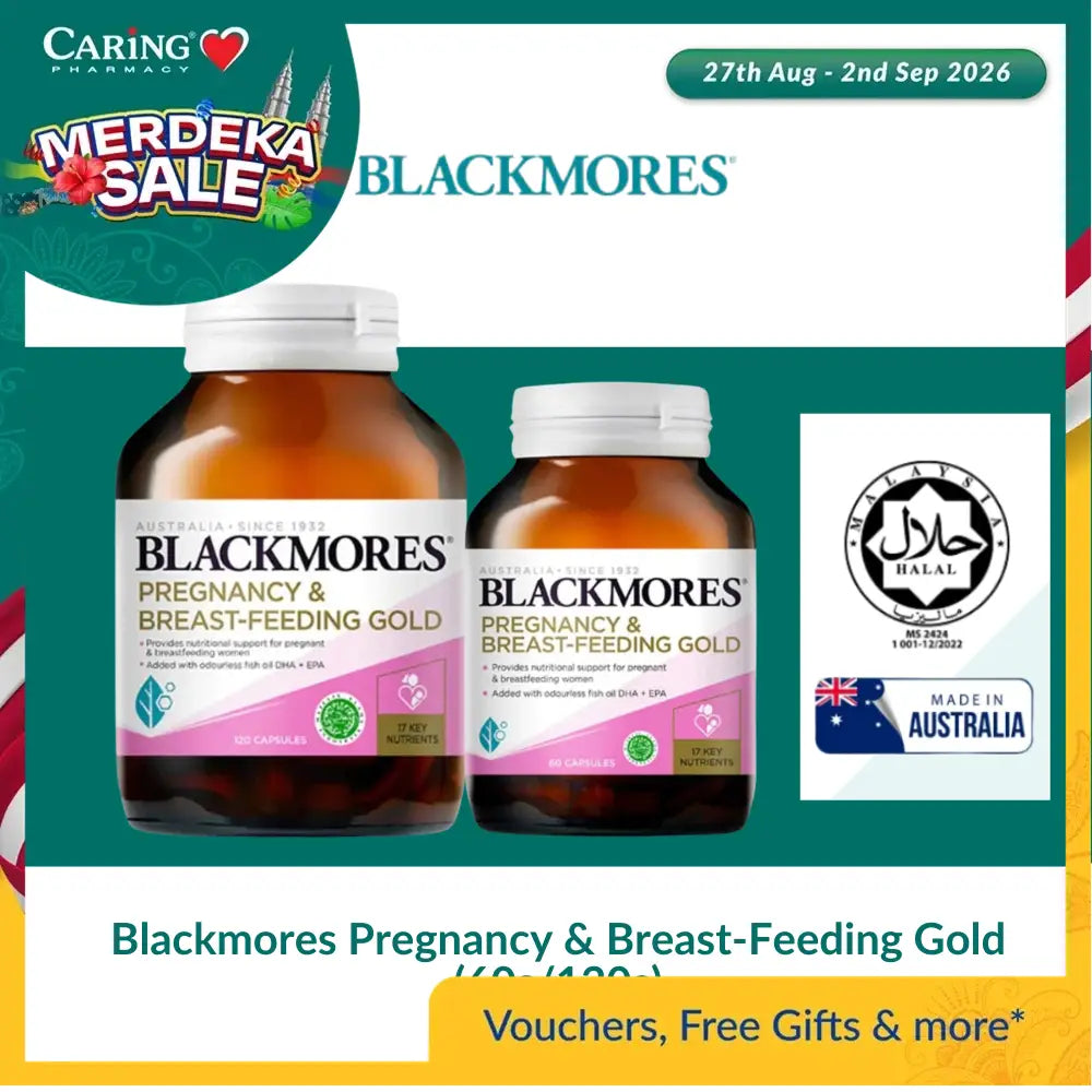 Blackmores Pregnancy & Breast-Feeding Gold (60s/120s)