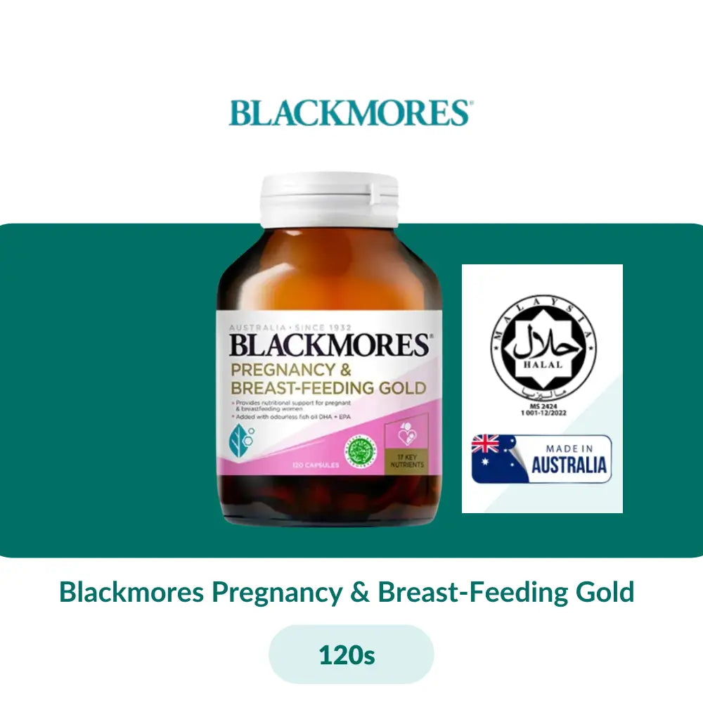 Blackmores Pregnancy & Breast-Feeding Gold (60s/120s) - 120S