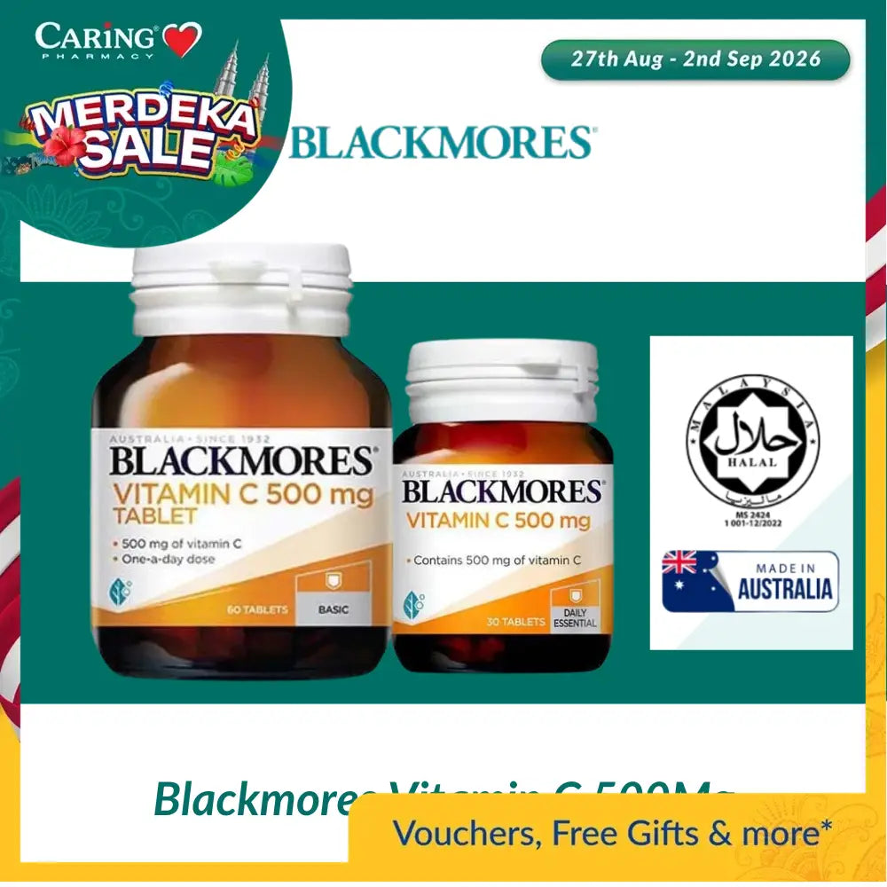 Blackmores Vitamin C 500Mg (30s/60s)