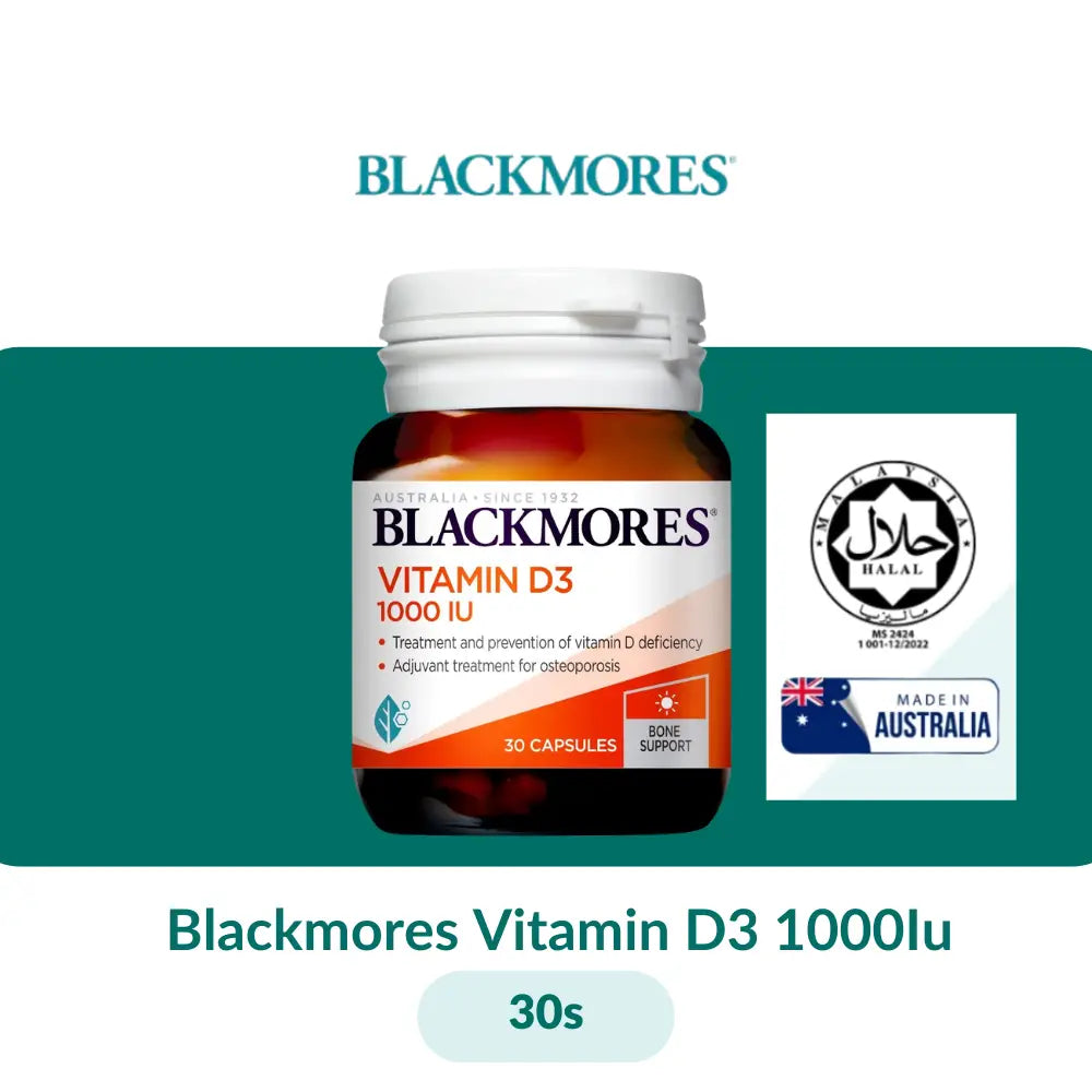 Blackmores Vitamin D3 1000Iu (30s/60s) - 30S