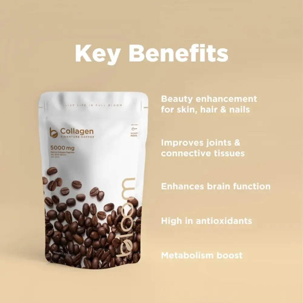 BLOOM COLLAGEN SIGNATURE COFFEE (600G)