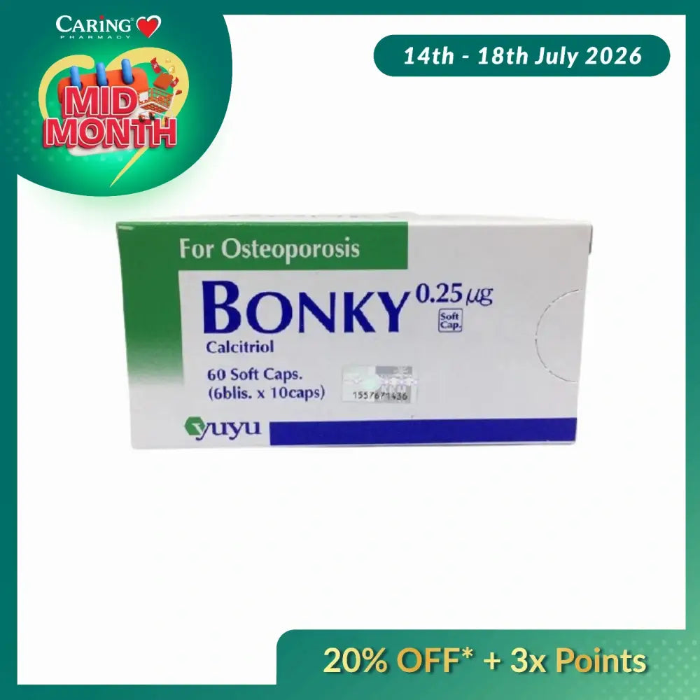 BONKY 0.25MG CAP 10SX6