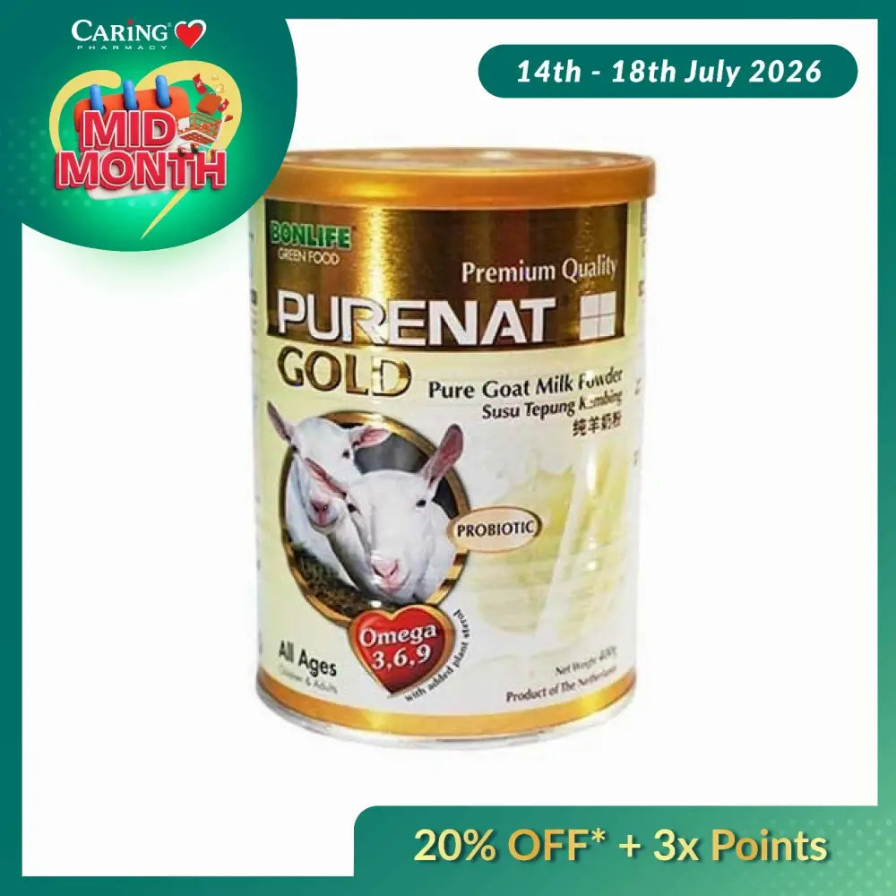BONLIFE PURENAT GOLD GOAT MILK P0WDER 400G