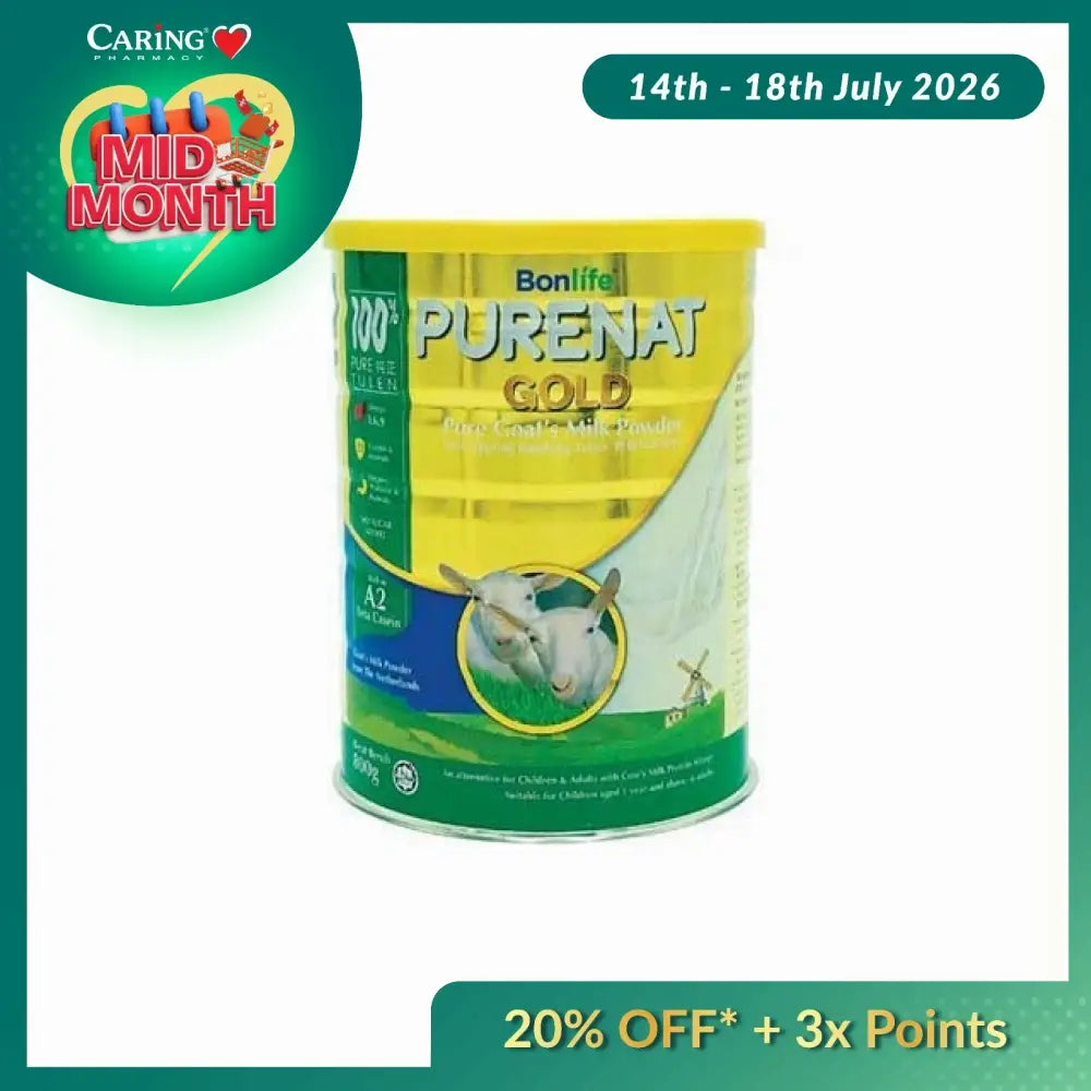 BONLIFE PURENAT GOLD GOAT MILK POWDER 800G