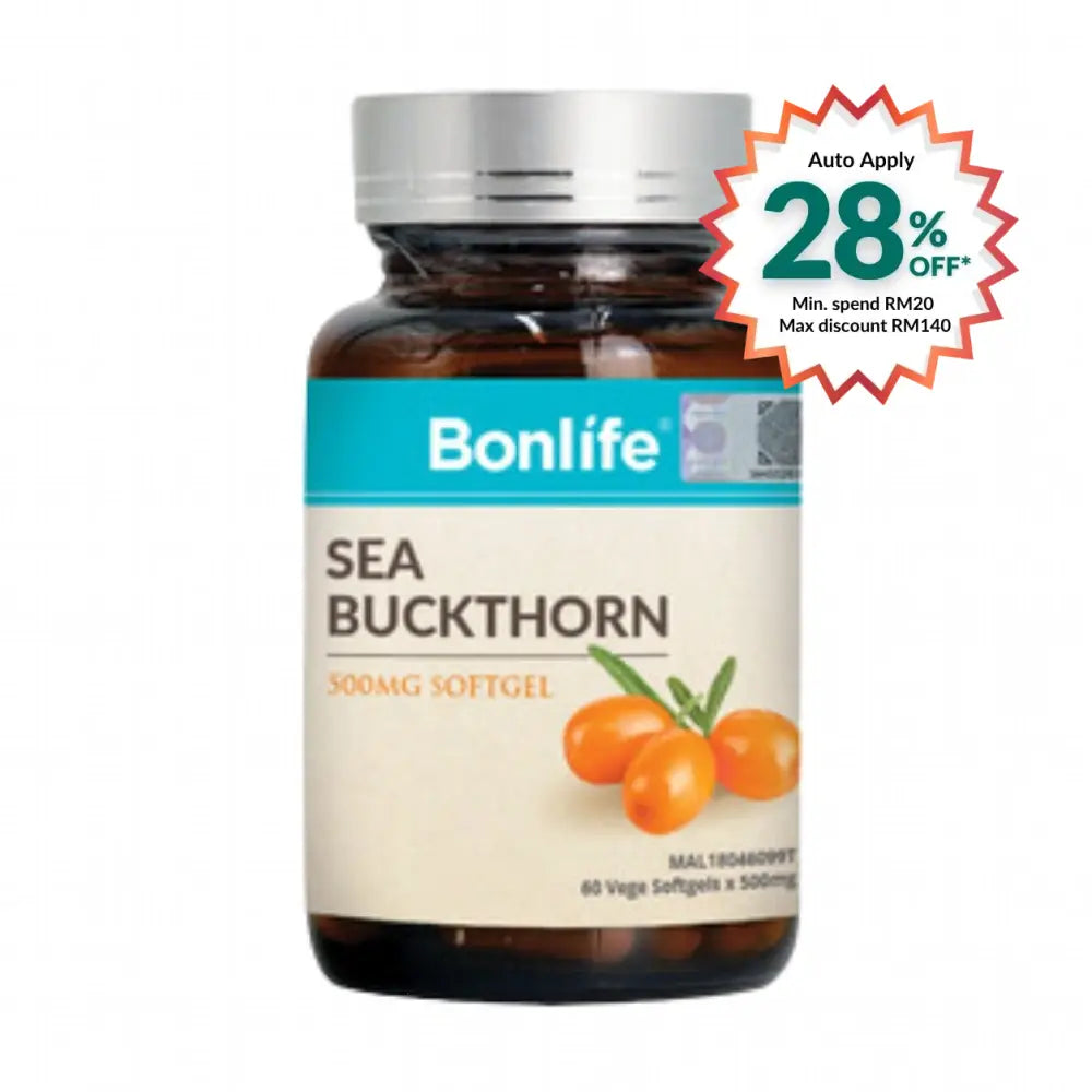 BONLIFE SEA BUCKTHORN 500MG SOFTGEL 60S