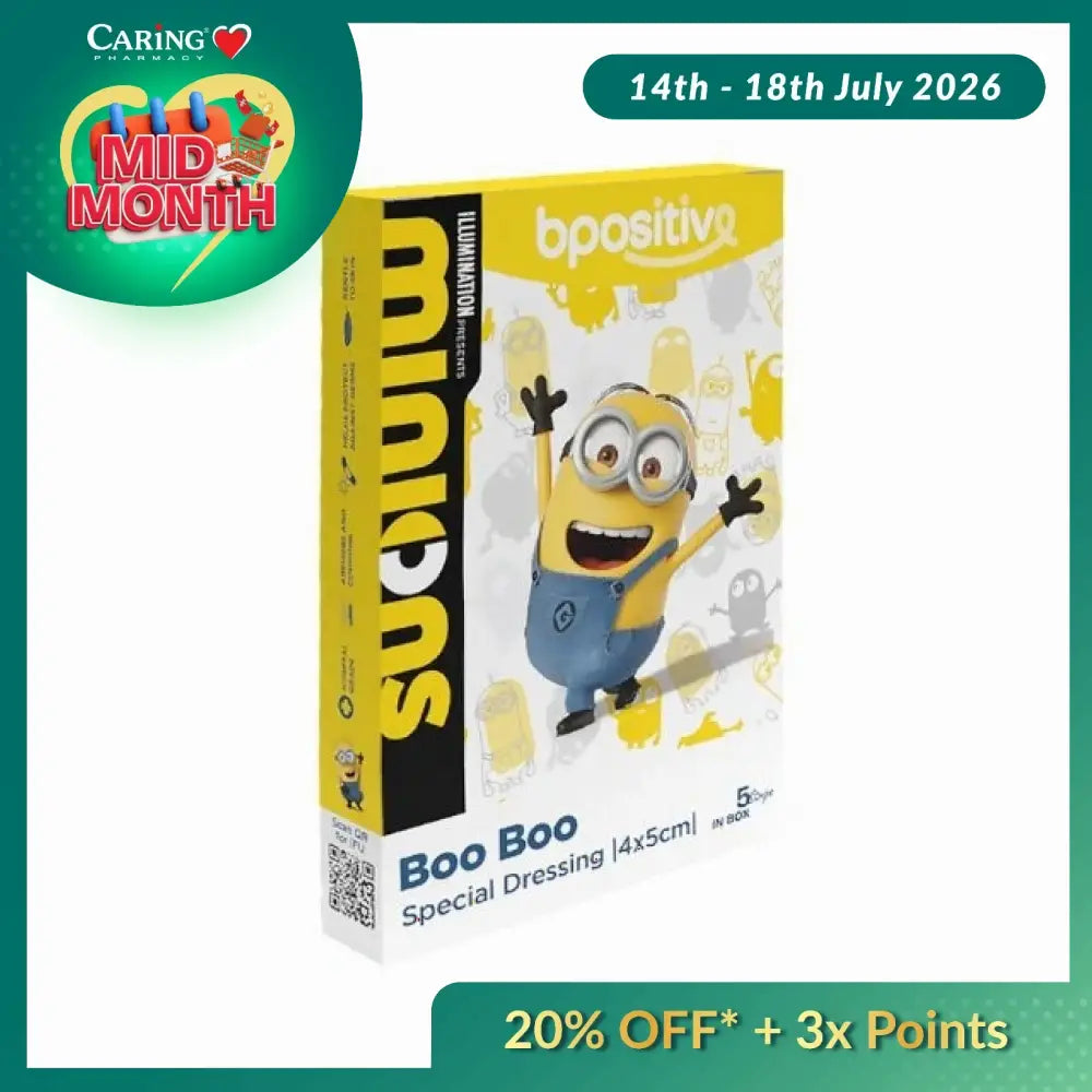 BPOSITIVE BOO BOO SPECIAL DRESSING 4X5CM 5S
