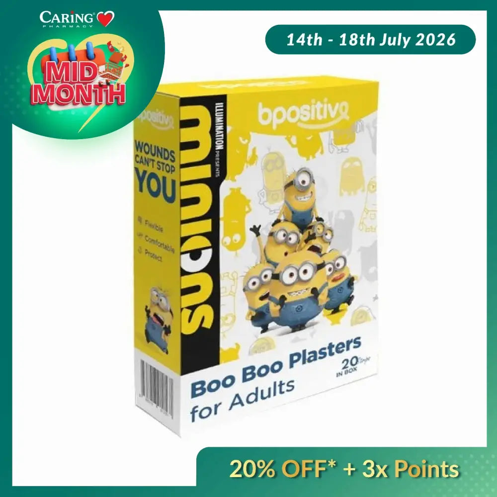 BPOSITIVE BOO BOO STRIPS FOR ADULTS 20S