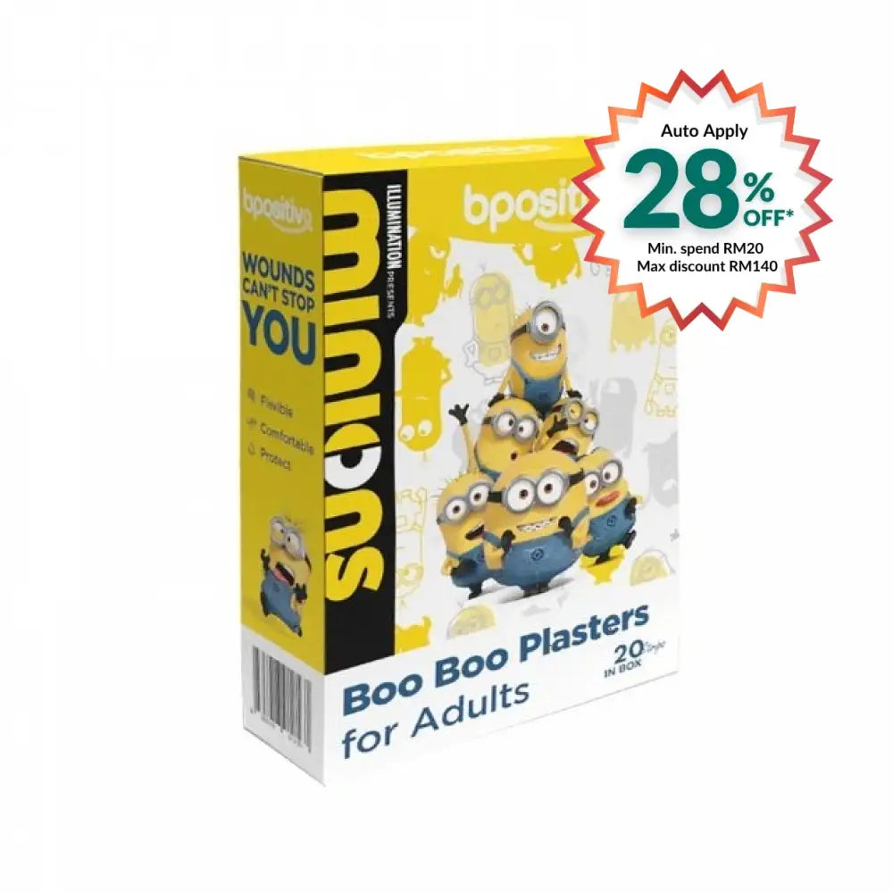BPOSITIVE BOO BOO STRIPS FOR ADULTS 20S