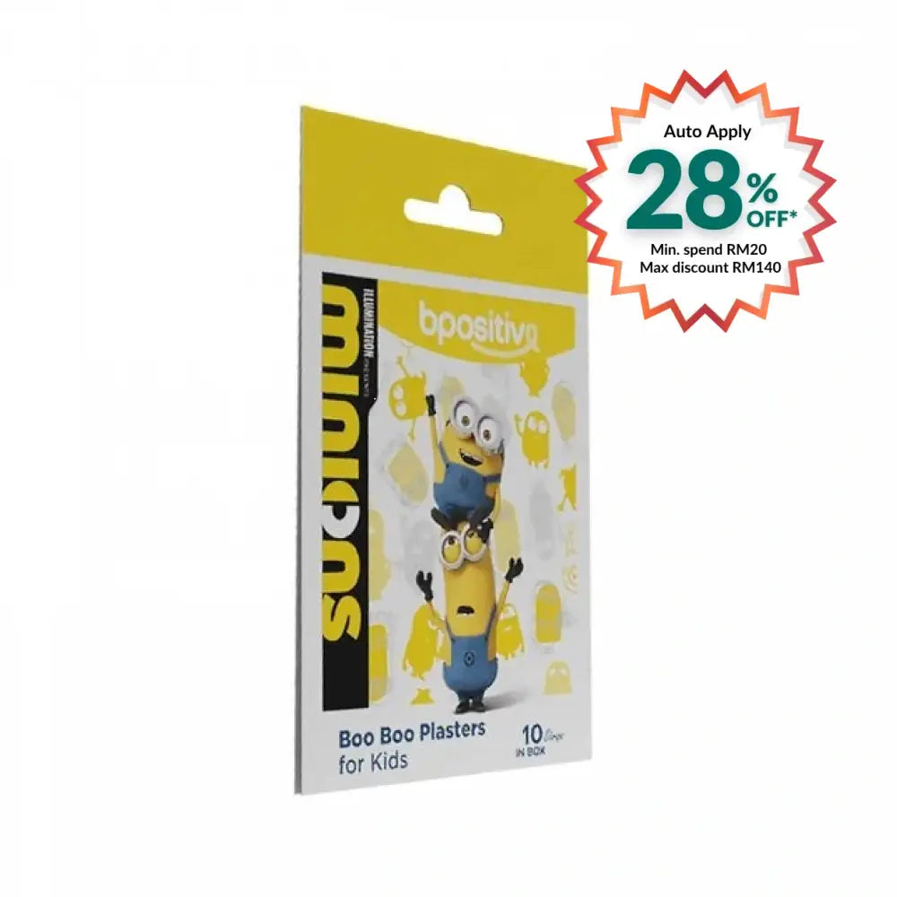 BPOSITIVE BOO BOO STRIPS FOR KIDS 10S