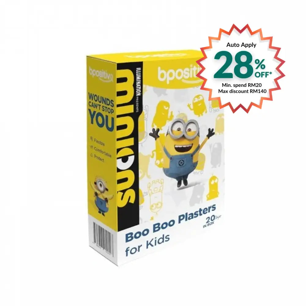 BPOSITIVE BOO BOO STRIPS FOR KIDS 20S