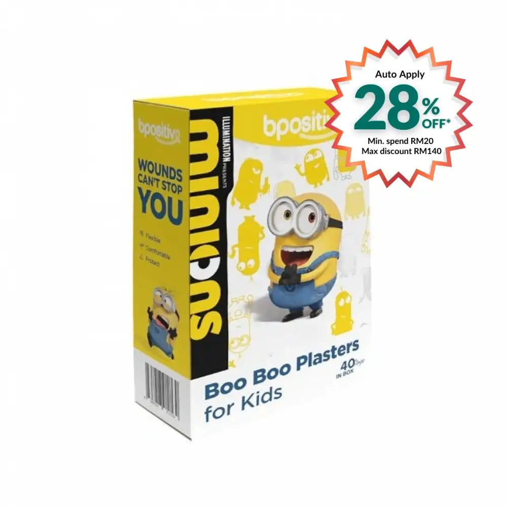 BPOSITIVE BOO BOO STRIPS FOR KIDS 40S