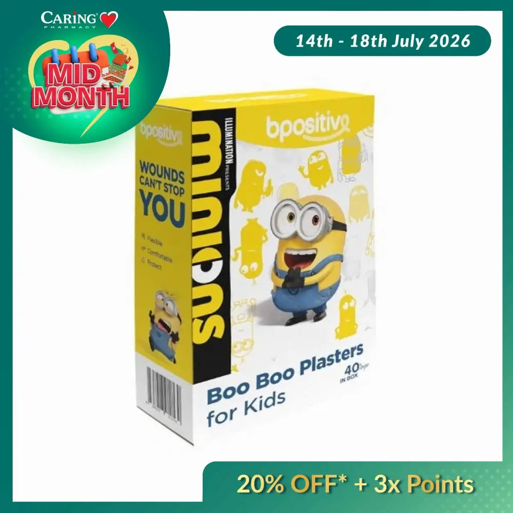 BPOSITIVE BOO BOO STRIPS FOR KIDS 40S