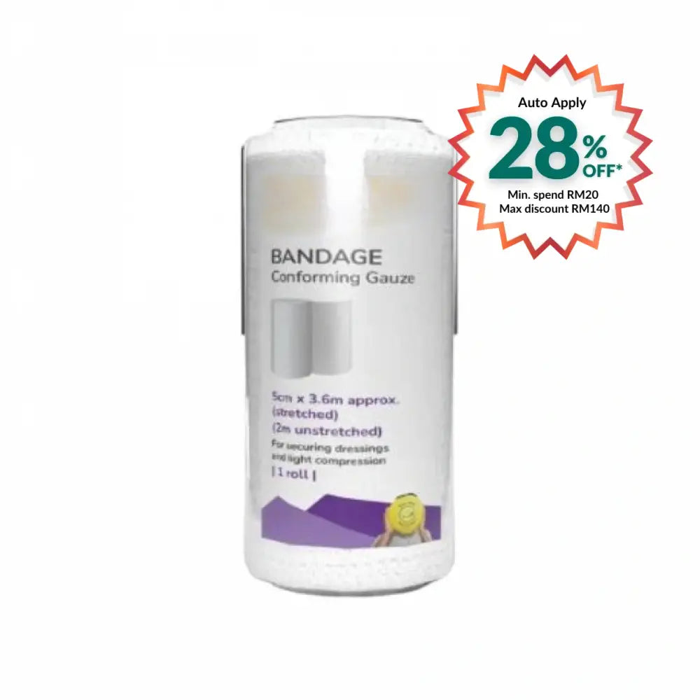 BPOSITIVE CONFORMING GAUZE BANDAGE 5CMX2M 1S
