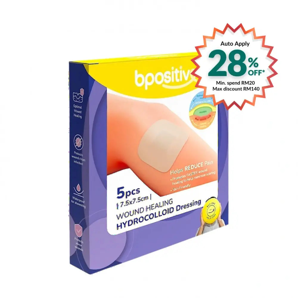 BPOSITIVE ELASTIC CREPE BANDAGE 5CMX1.8M 1S