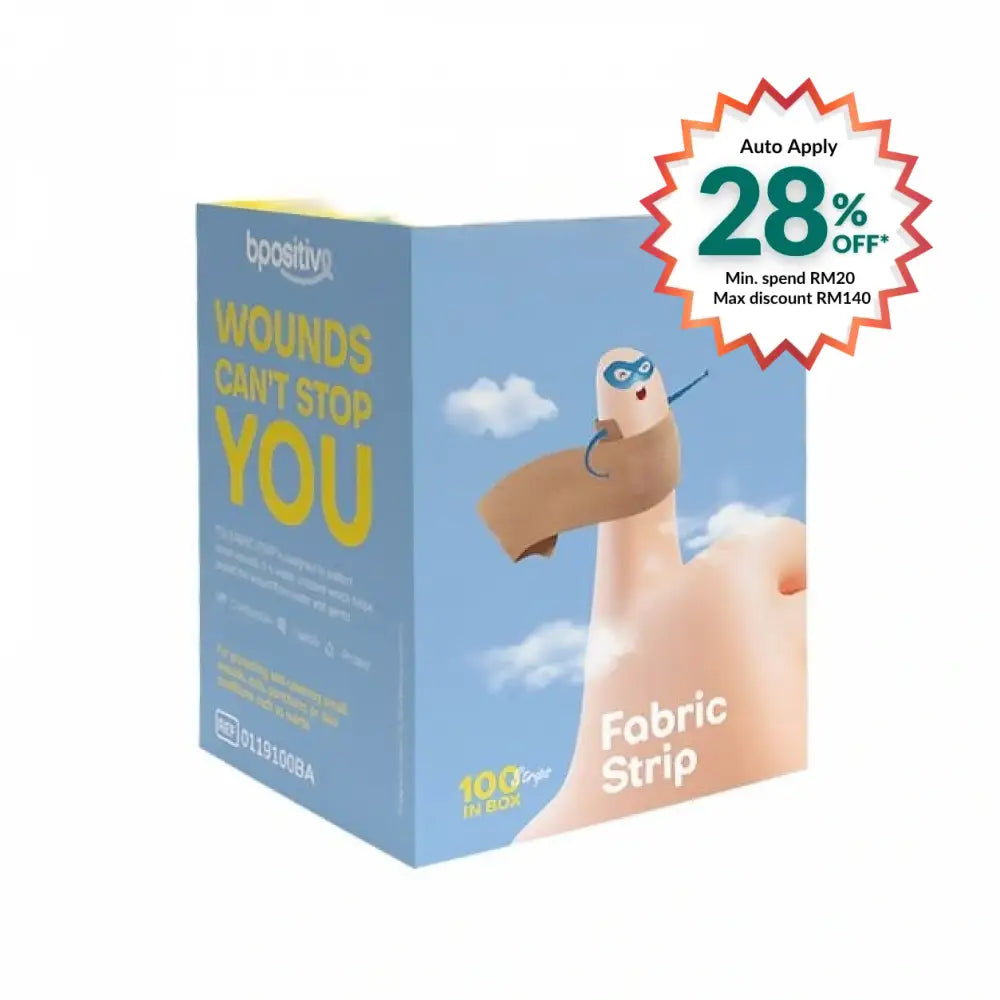 BPOSITIVE FABRIC STRIPS 100S