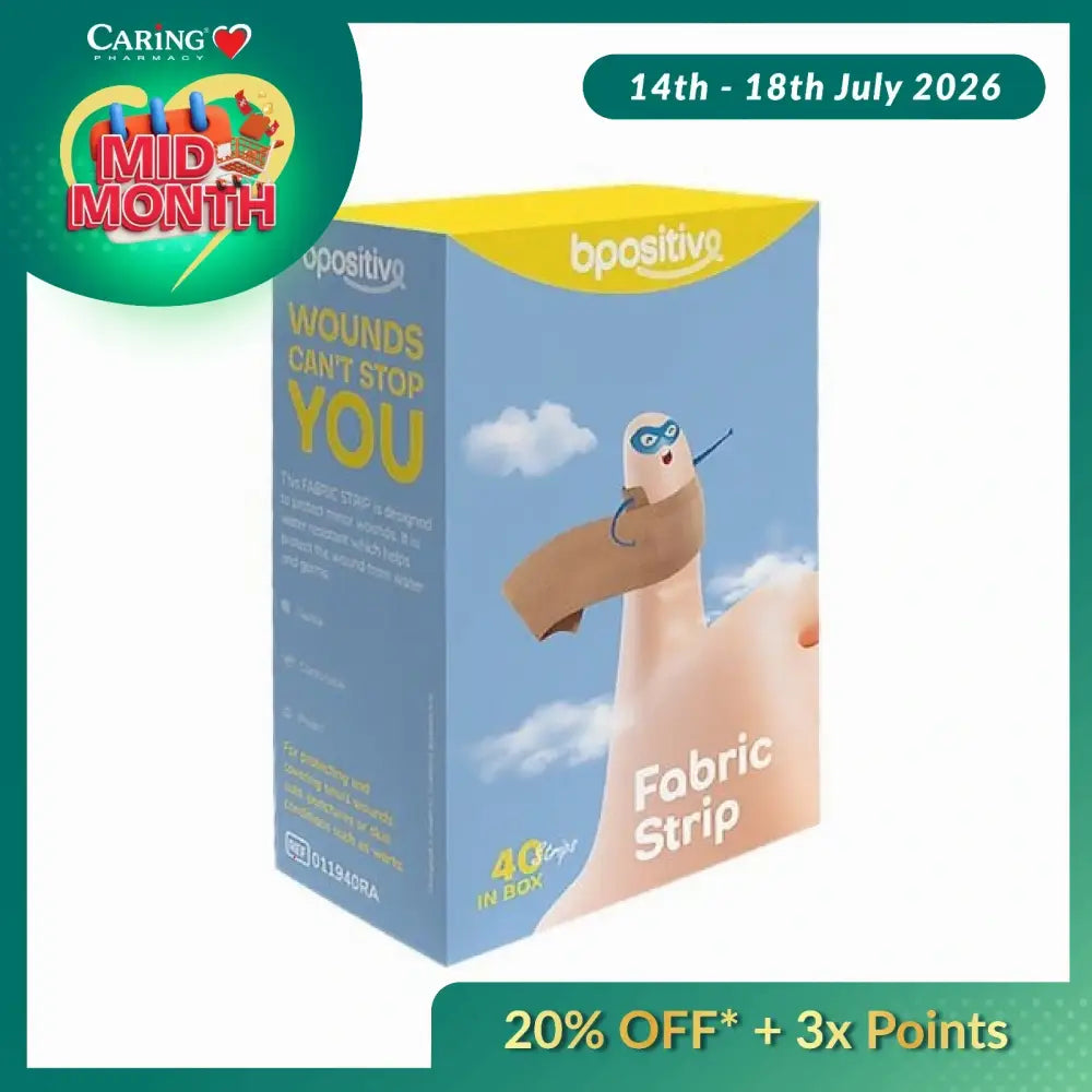 BPOSITIVE FABRIC STRIPS 40S