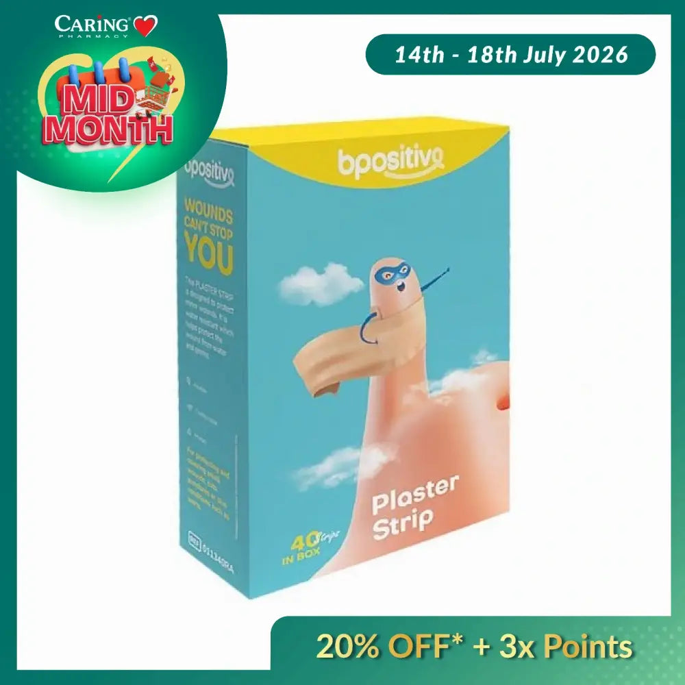 BPOSITIVE PLASTER STRIPS 40S