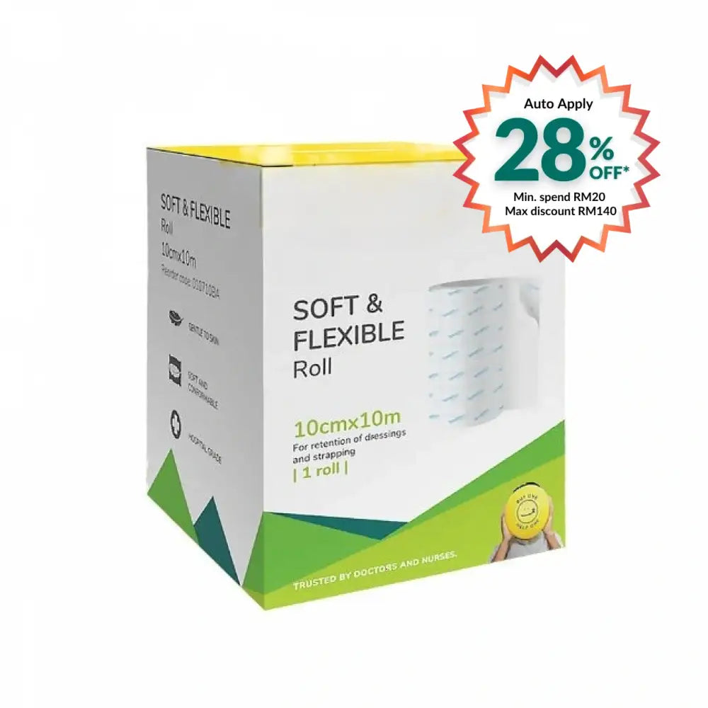 BPOSITIVE SOFT&FLEXIBLE ROLL 10CMX10M 1S