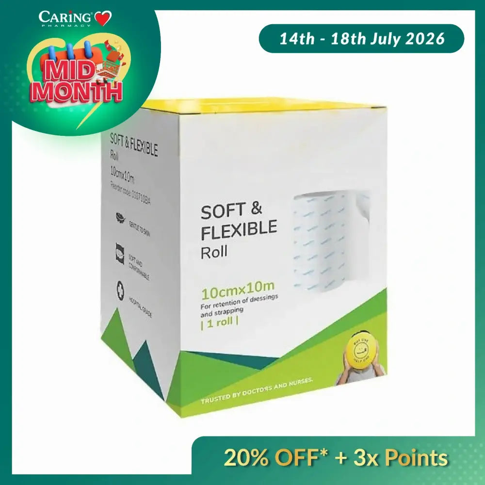 BPOSITIVE SOFT&FLEXIBLE ROLL 10CMX10M 1S