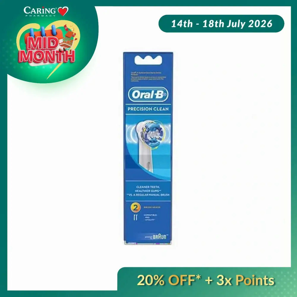 BRAUN ORAL B REFILL PRECISION CLEAN 2S