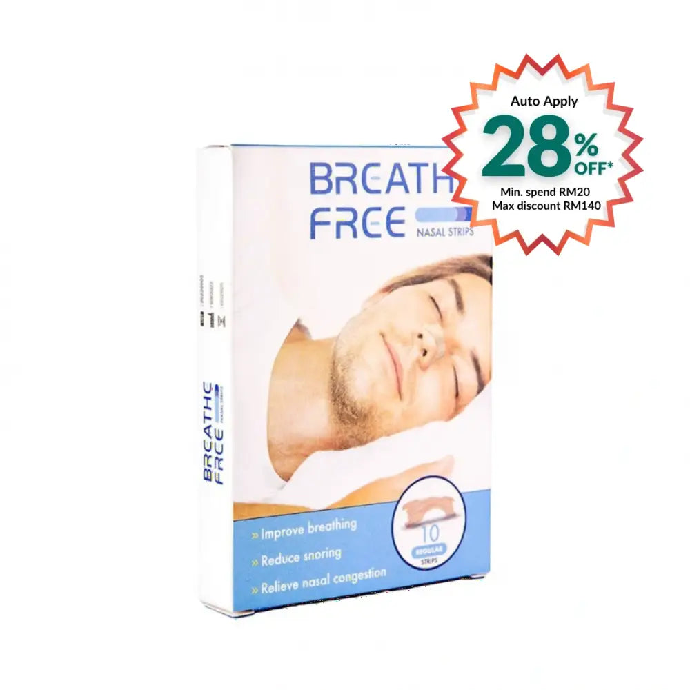 BREATHE FREE NASAL STRIPS (REGULAR) 10S