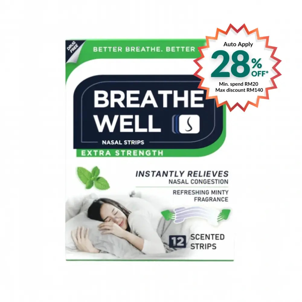 BREATHE WELL EXTRA STRENGTH 12S
