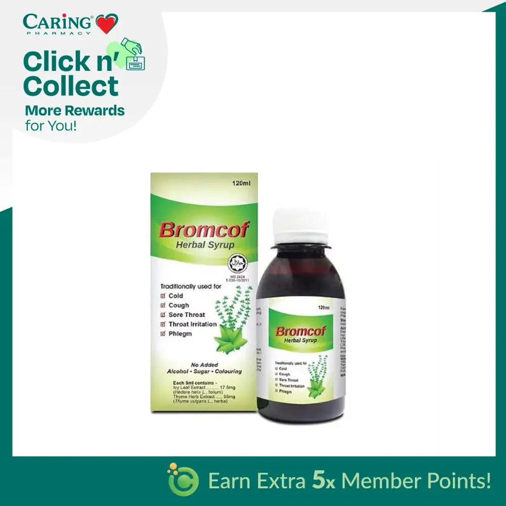 BROMCOF HERBAL SYRUP 120ML
