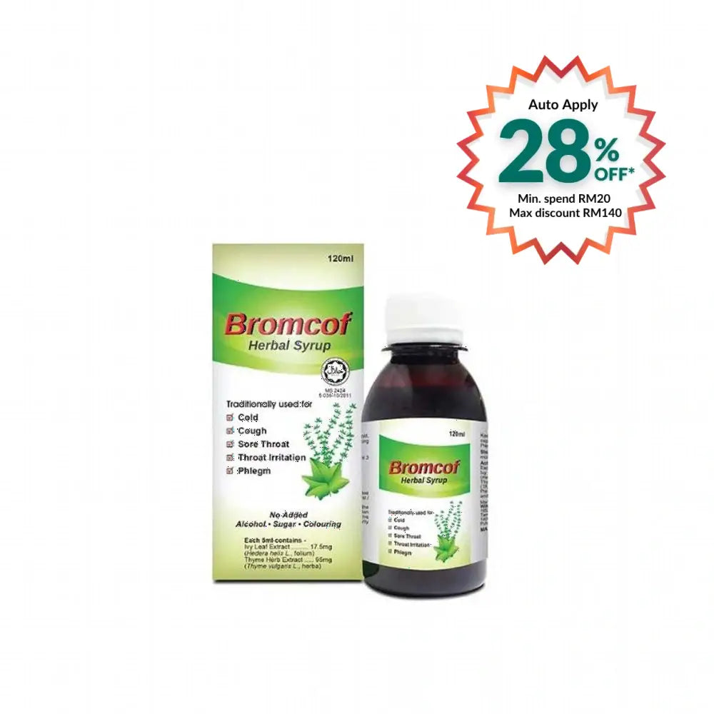 BROMCOF HERBAL SYRUP 120ML