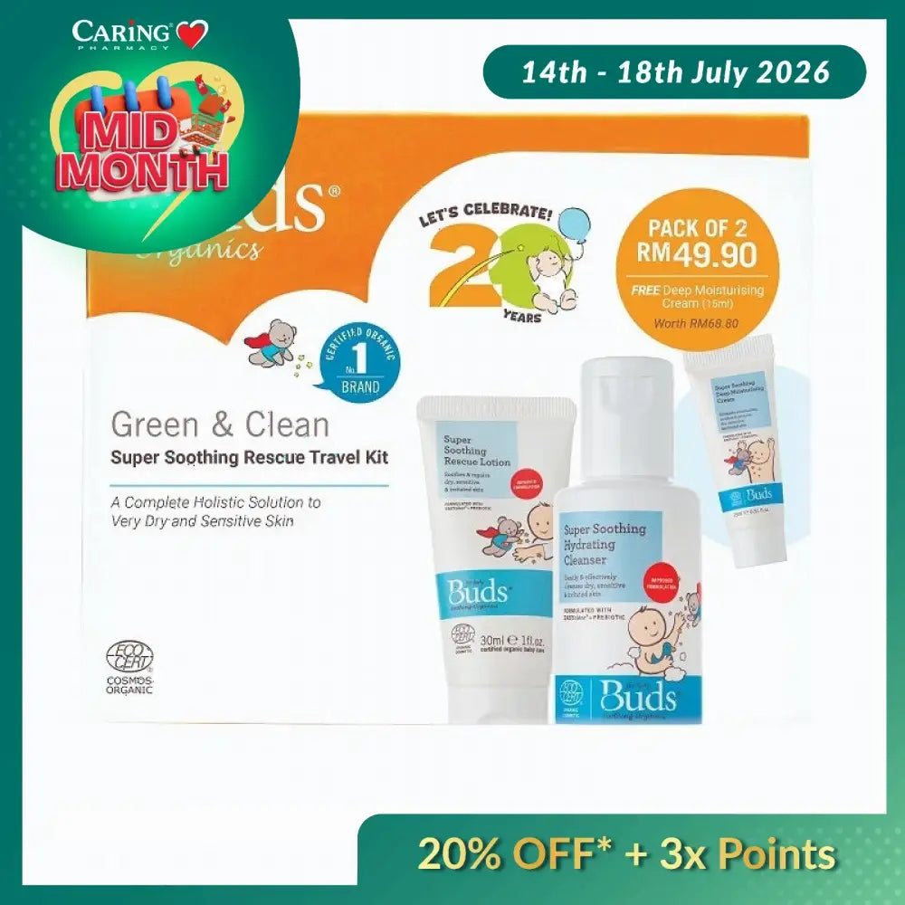 BUDS BB SUPER SOOTHING RESCUE TRAVEL KIT