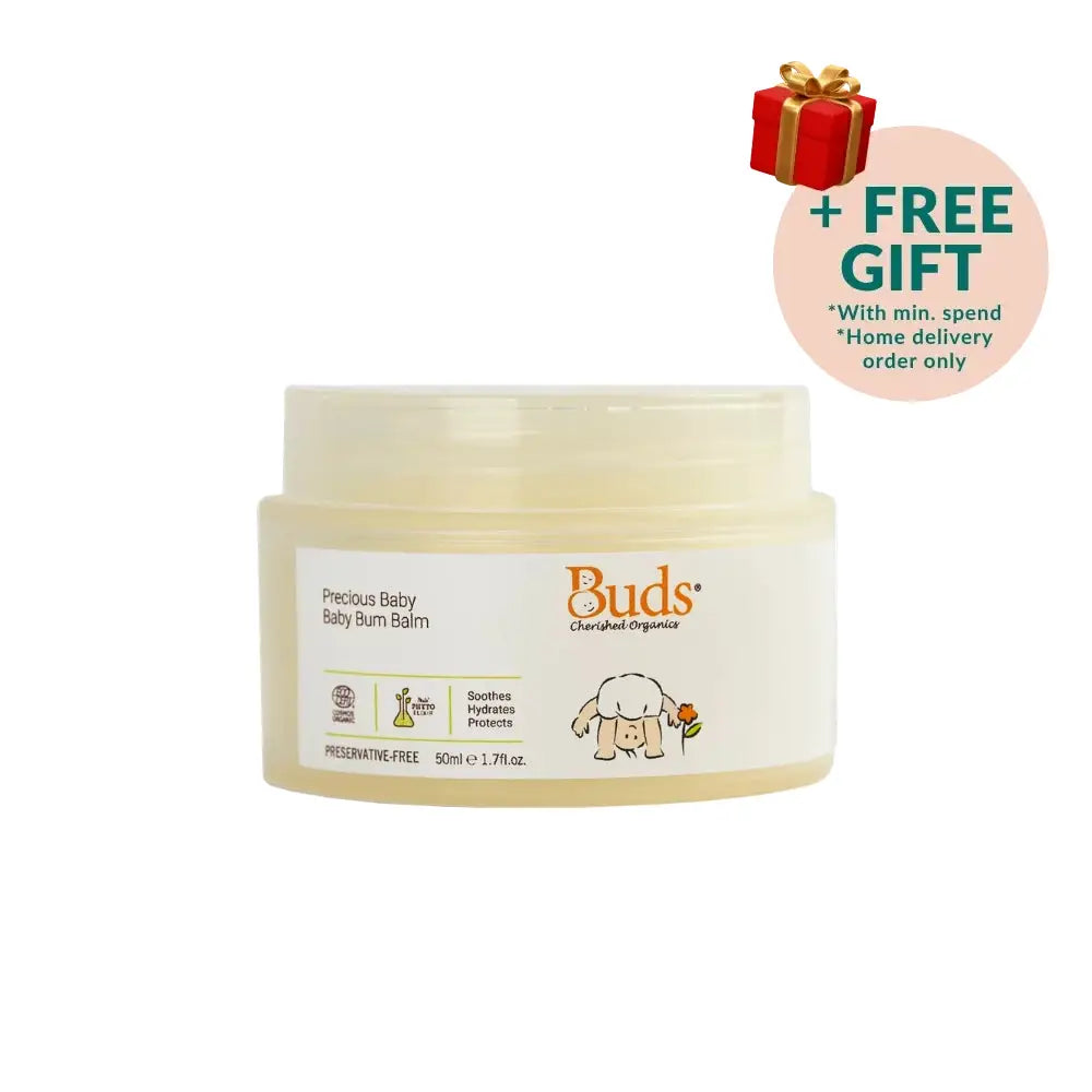 BUDS CHERISHED ORGANICS PRECIOUS BABY BABY BUM BALM 50ML