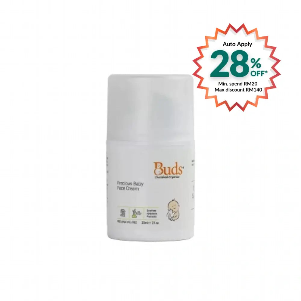 BUDS CHERISHED ORGANICS PRECIOUS BABY FACE CREAM 30ML