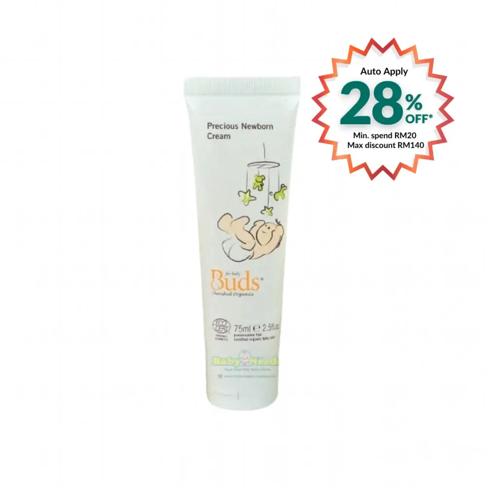 BUDS CHERISHED ORGANICS PRECIOUS BABY HAPPY BABY CREAM 75ML
